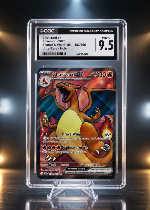 2023 POKEMON CHARIZARD EX - 151 ULTRA RARE 183 CGC 9.5 - SEIM COLLECTS