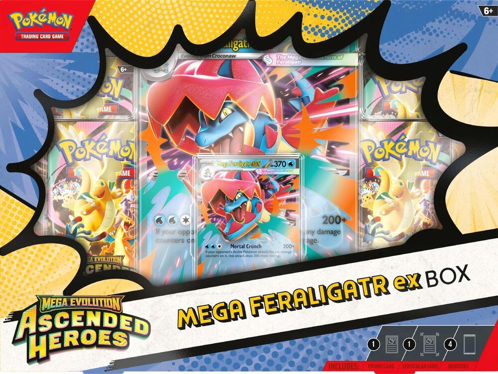 Ascended Heroes Mega Feraligatr ex Box - SEIM COLLECTS