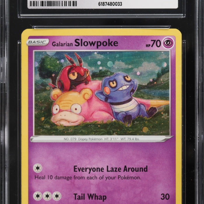 Galarian Slowpoke #SWSH126 Holo — Sword & Shield Black Star Promo — CGC 9 Mint