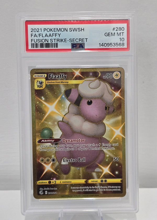 Flaaffy 280/264 Full Art Secret — Fusion Strike (2021) — PSA 10 Gem Mint - SEIM COLLECTS