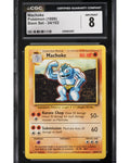 1999 Machoke #34/102 — Base Set — CGC 8 NM-Mint