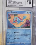 Pikachu Charmander Squirtle Bulbasaur Starter Set — Pokémon 151 Cosmos Reverse Holo — CGC 10 Gem Mint - SEIM COLLECTS