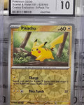 Pikachu Charmander Squirtle Bulbasaur Starter Set — Pokémon 151 Cosmos Reverse Holo — CGC 10 Gem Mint - SEIM COLLECTS