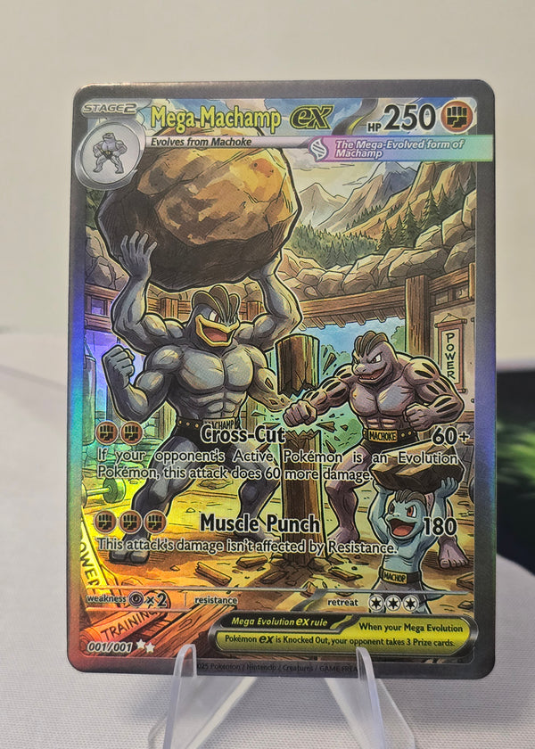 Mega Machamp fan art card — quarry (non-TCG) - SEIM COLLECTS