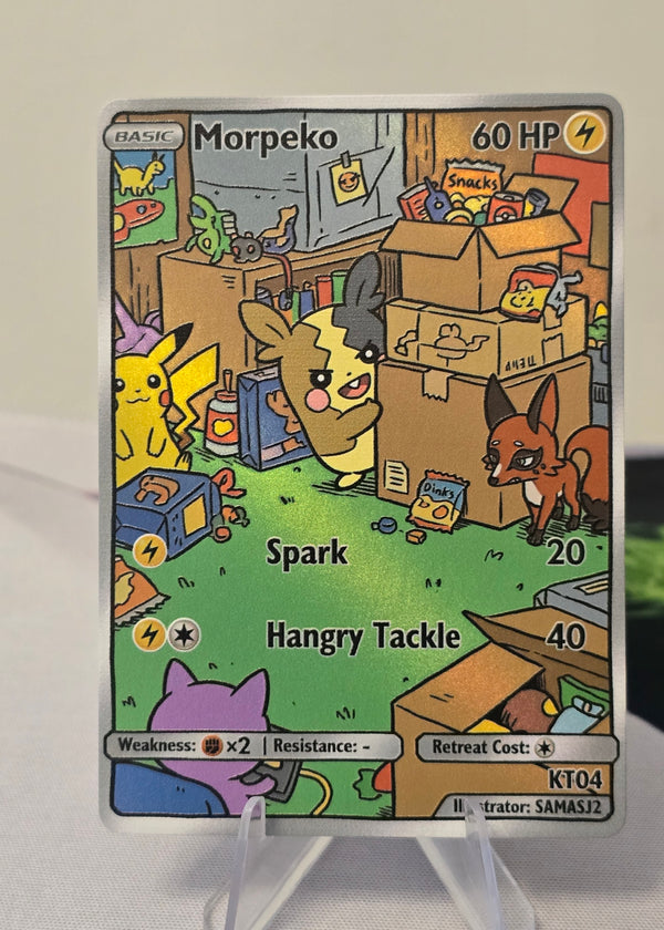 Morpeko fan art card — hangry hideout (non-TCG) - SEIM COLLECTS