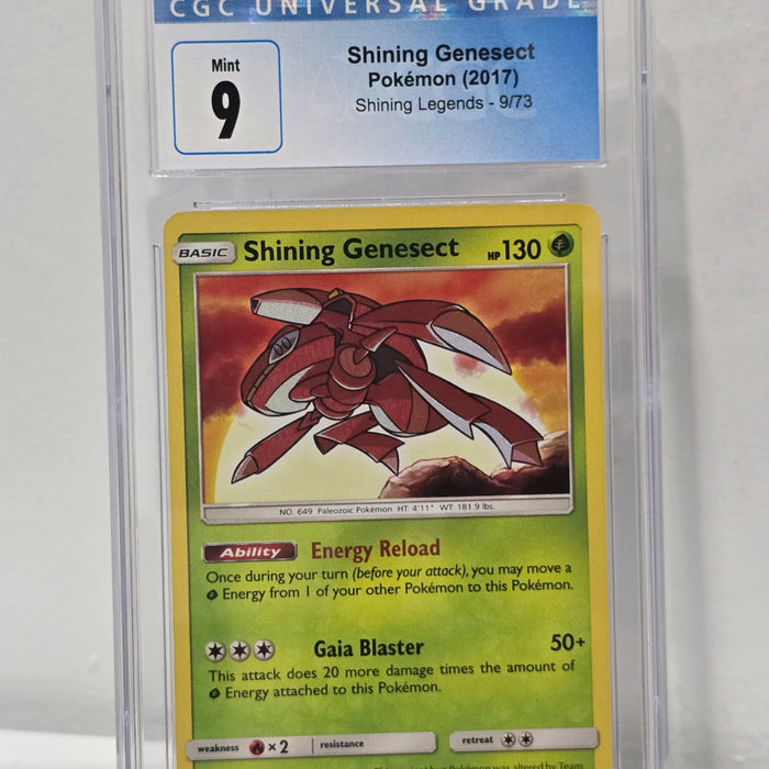 Shining Genesect 9/73 Shining Legends CGC 9 - SEIM COLLECTS