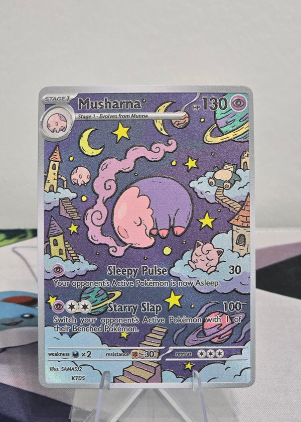 Musharna fan art card — Starry Dreamscape series (non-TCG) - SEIM COLLECTS