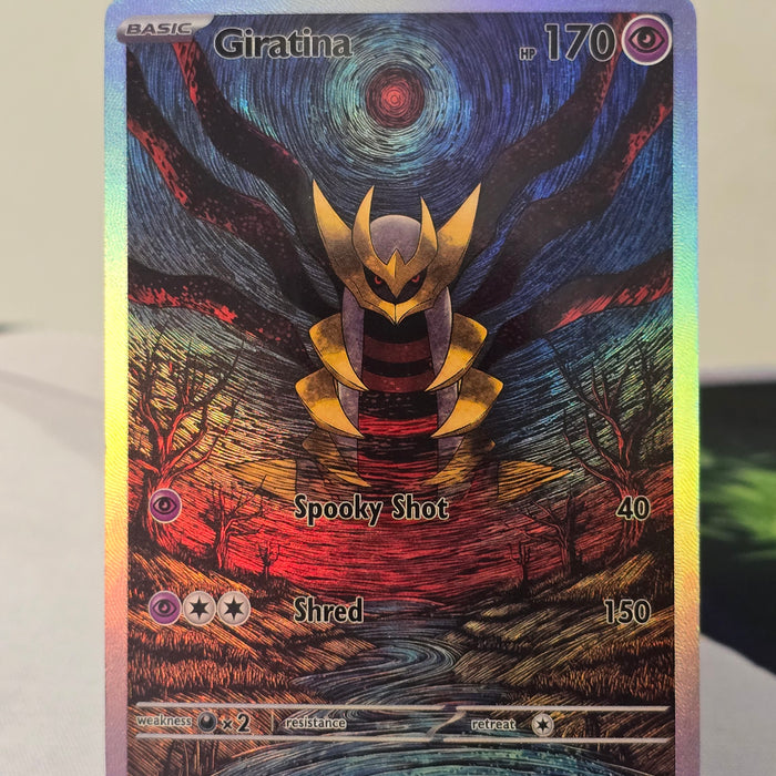 Giratina fan art card — twisted forest (non-TCG) - SEIM COLLECTS