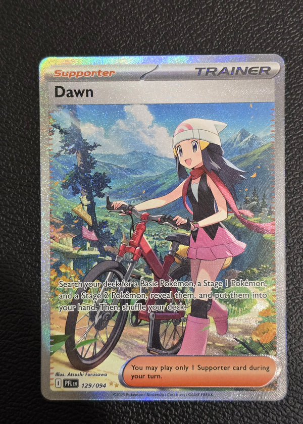 Pokémon TCG: Dawn 129/094 — Phantasmal Flames — Special Illustration Rare Full Art Supporter - SEIM COLLECTS