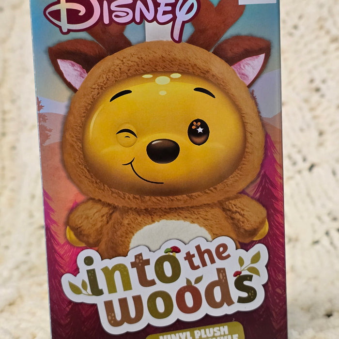 Disney Into the Woods Vinyl Plush — Winnie the Pooh, Deer Onesie (Rare Variant) — 5.5" Clip-On — Just Play Happy Haul