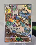Eevee fan art card — cozy bedroom (non-TCG) - SEIM COLLECTS
