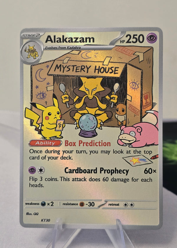 Alakazam fan art card — mystery house (non-TCG) - SEIM COLLECTS