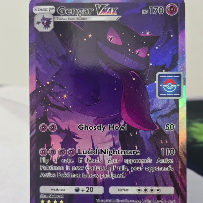 Gengar VMAX fan art card — cosmic (non-TCG) - SEIM COLLECTS