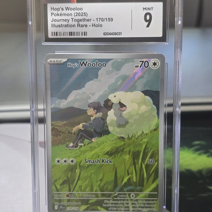 Hop's Wooloo #170/159 — English Journey Together (2025) — CGC 9 Mint