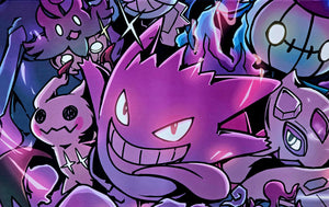 Gengar & Mimikyu Playmat — Ghost Type Spooky Style