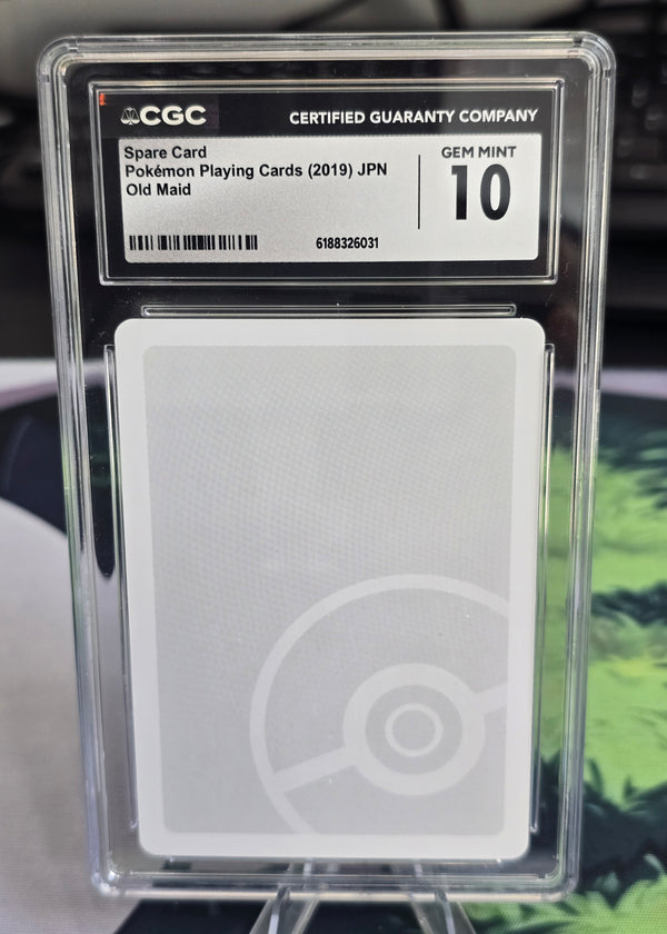 Spare Card — Pokémon Playing Cards: Old Maid [Japanese] (2019) — CGC 10 Gem Mint