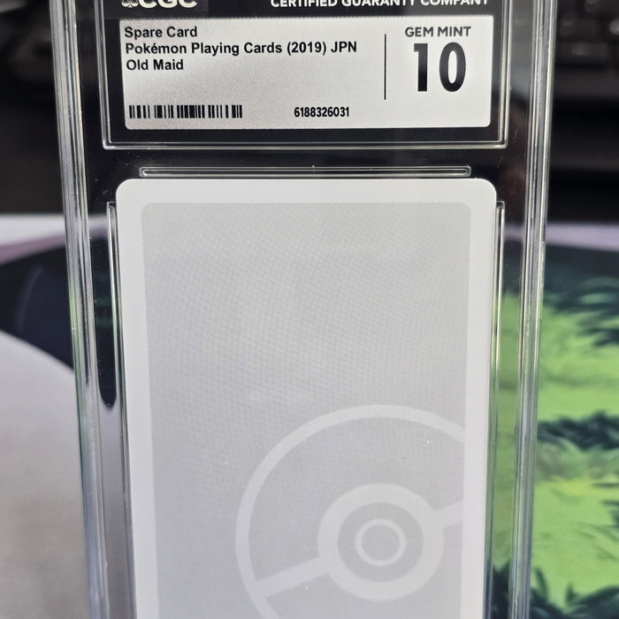 Spare Card — Pokémon Playing Cards: Old Maid [Japanese] (2019) — CGC 10 Gem Mint