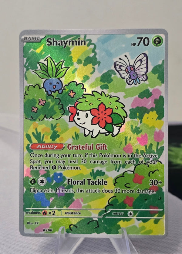 Shaymin fan art card — grateful meadow (non-TCG) - SEIM COLLECTS