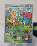 Dragonite fan art card — teatime tantrum (non-TCG) - SEIM COLLECTS