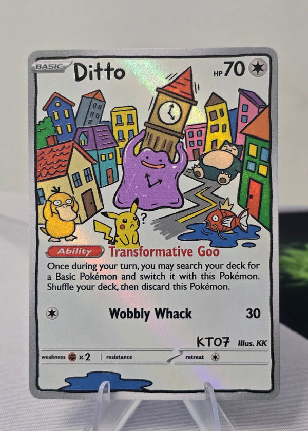 Ditto fan art card — town (non-TCG) - SEIM COLLECTS