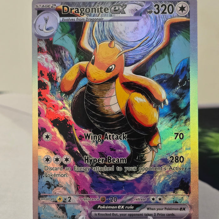 Dragonite ex fan art card — blossom night (non-TCG) - SEIM COLLECTS