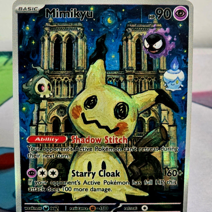Mimikyu fan art card — Starry Night series (non-TCG) - SEIM COLLECTS