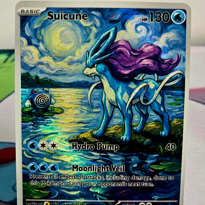 Suicune Fan Art Card — Starry Night Series (Unofficial, Non-TCG)