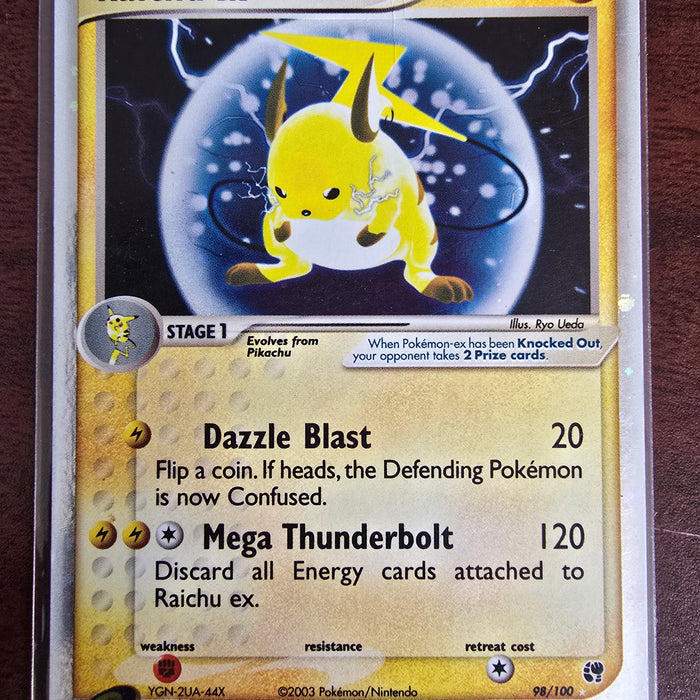Raichu ex 98/100 EX Sandstorm 2003 holo ultra rare - SEIM COLLECTS