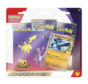 Presale - Pokémon TCG: 30th Celebration — Tech Sticker Collection (Day & Night) + Knock Out Collection