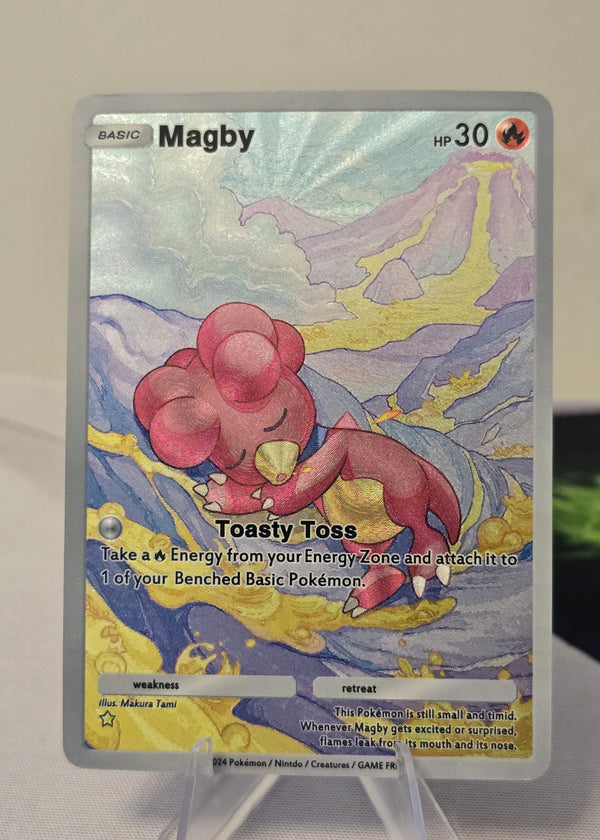 Magby fan art card — toasty (non-TCG) - SEIM COLLECTS