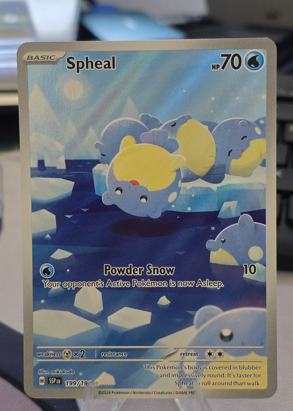Spheal #199/191 Surging Sparks Illustration Rare card - SEIM COLLECTS
