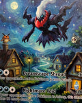 Darkrai Fan Art Card — Starry Night Style (Unofficial, Non-TCG)