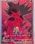 Cyndaquil Fan Art Card — Evolution Line Holo (Unofficial, Non-TCG)