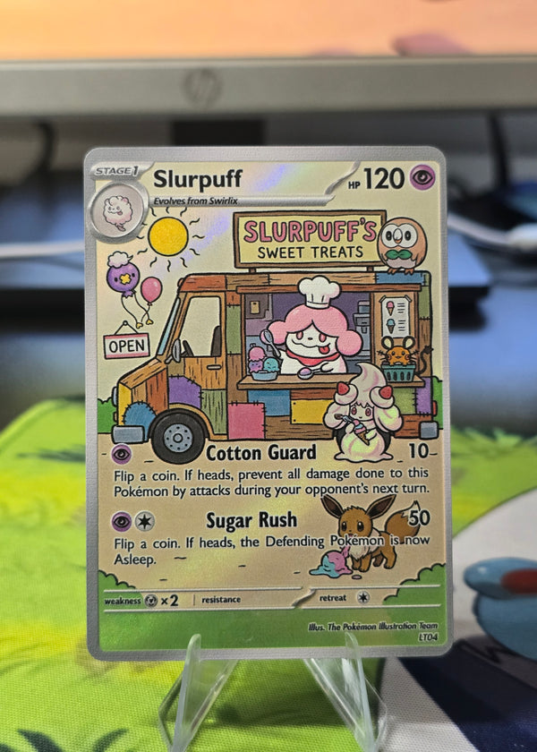 Slurpuff Fan Art Card — Sweet Treats Food Truck (Unofficial, Non-TCG)