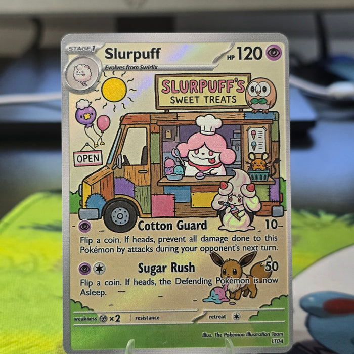 Slurpuff Fan Art Card — Sweet Treats Food Truck (Unofficial, Non-TCG)