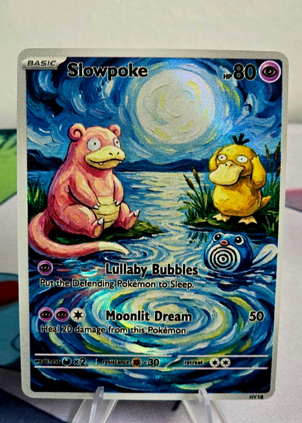 Slowpoke fan art card — Starry Night series (non-TCG) - SEIM COLLECTS