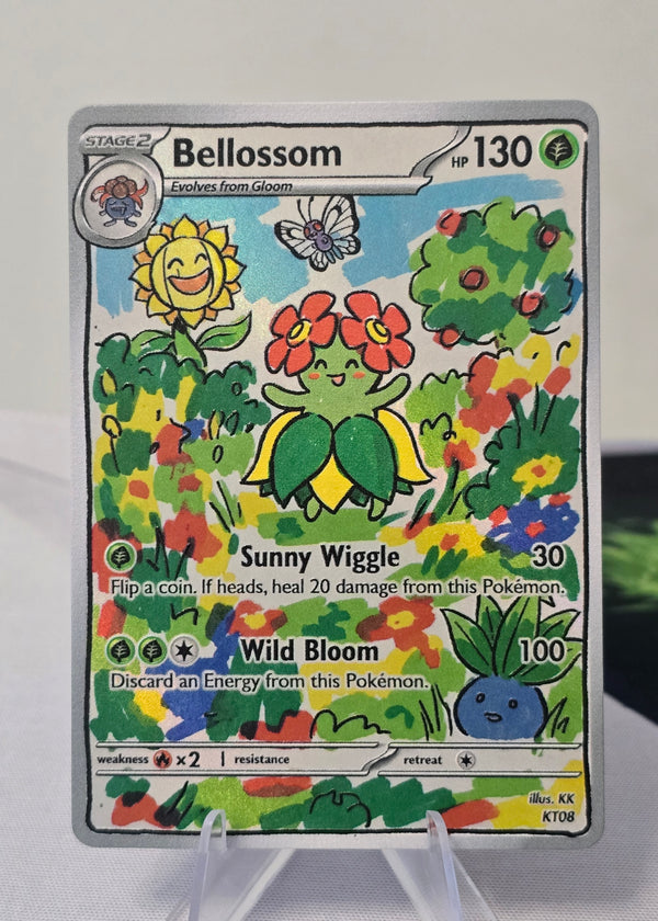 Bellossom fan art card — sunny bloom (non-TCG) - SEIM COLLECTS