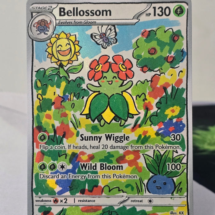 Bellossom fan art card — sunny bloom (non-TCG) - SEIM COLLECTS