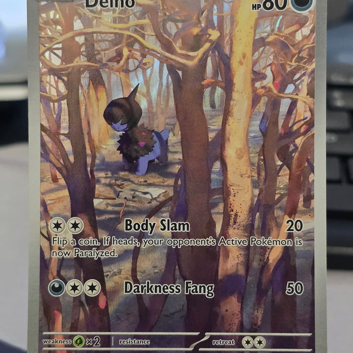 Deino #146/086 White Flare Illustration Rare card - SEIM COLLECTS