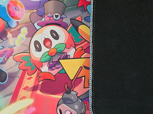 Pikachu & Friends Halloween Party Playmat — Custom Stitched-Edge Play Mat (23.6" × 11.8")