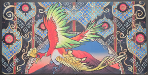 Ho-Oh Playmat — Stained Glass Style (Unofficial, Non-TCG)