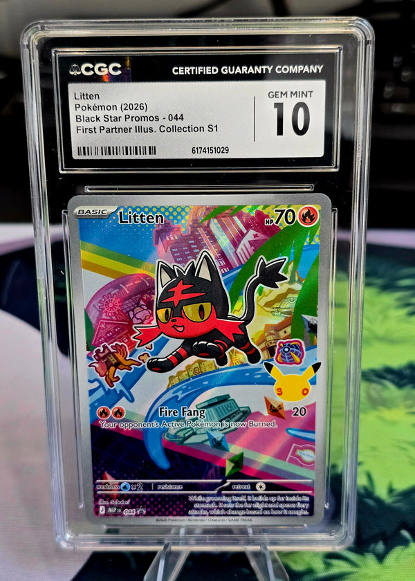 Litten 044 First Partner Illustration Collection CGC 10 - SEIM COLLECTS