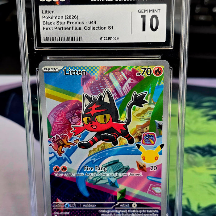Litten 044 First Partner Illustration Collection CGC 10 - SEIM COLLECTS