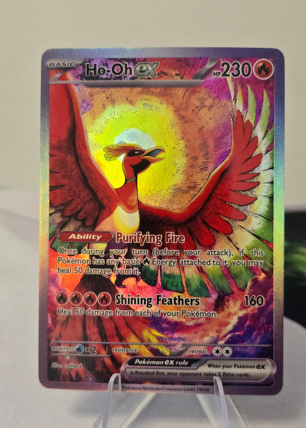 Ho-Oh ex fan art card — golden phoenix (non-TCG) - SEIM COLLECTS