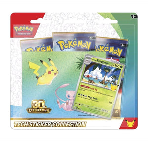 Presale - Pokémon TCG: 30th Celebration — Tech Sticker Collection (Day & Night) + Knock Out Collection