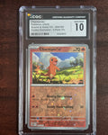 Charmander #004/165 Cosmos Holo — Pokémon 151 Costco 5-Pack Tin (2024) — CGC 10 Gem Mint