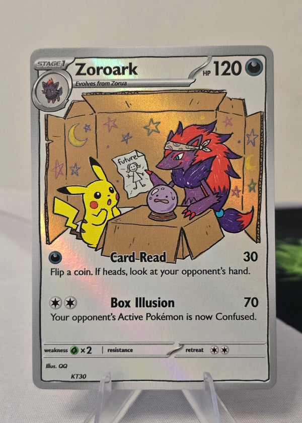 Zoroark fan art card — card trick (non-TCG) - SEIM COLLECTS