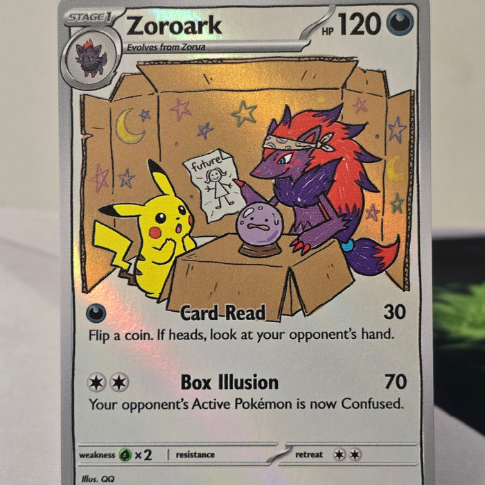 Zoroark fan art card — card trick (non-TCG) - SEIM COLLECTS