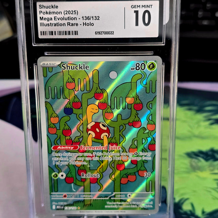 Shuckle #136/132 — Mega Evolution (2025) — CGC 10 Gem Mint