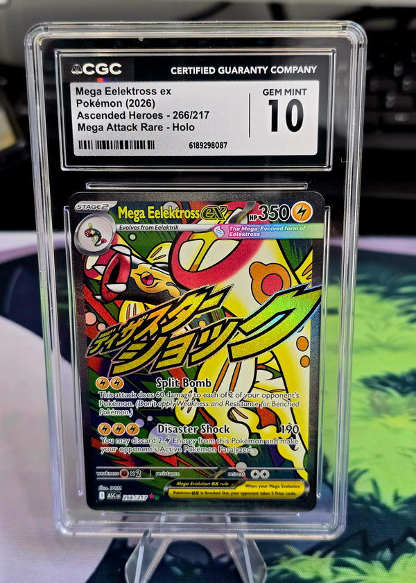 Mega Eelektross ex 266/217 Ascended Heroes CGC 10 - SEIM COLLECTS